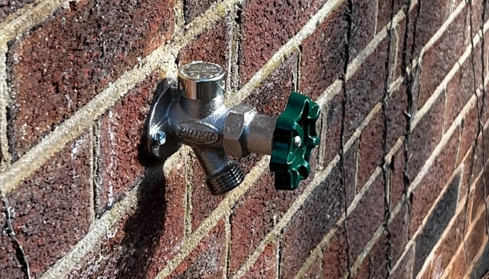 New Fixture Hose Outside New Fixture Hose Outside