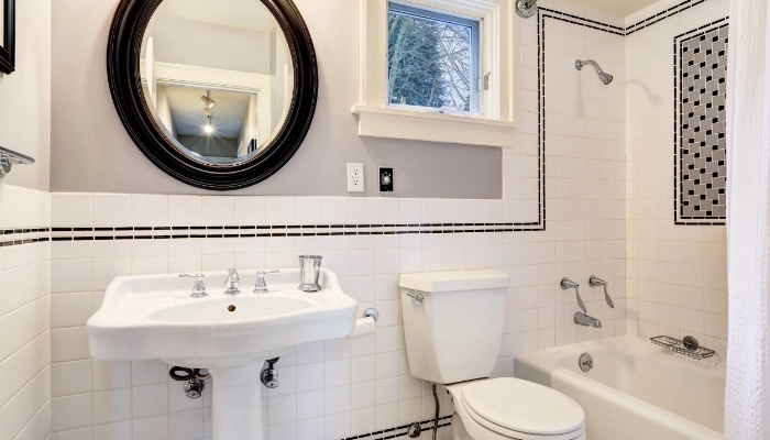 Modern Black And White Bathroom Modern Black And White Bathroom